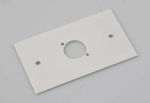 WALL PLATE 1 x D CONNECTOR - WHITE - TO FIT CLIPSAL WALL BLOCK