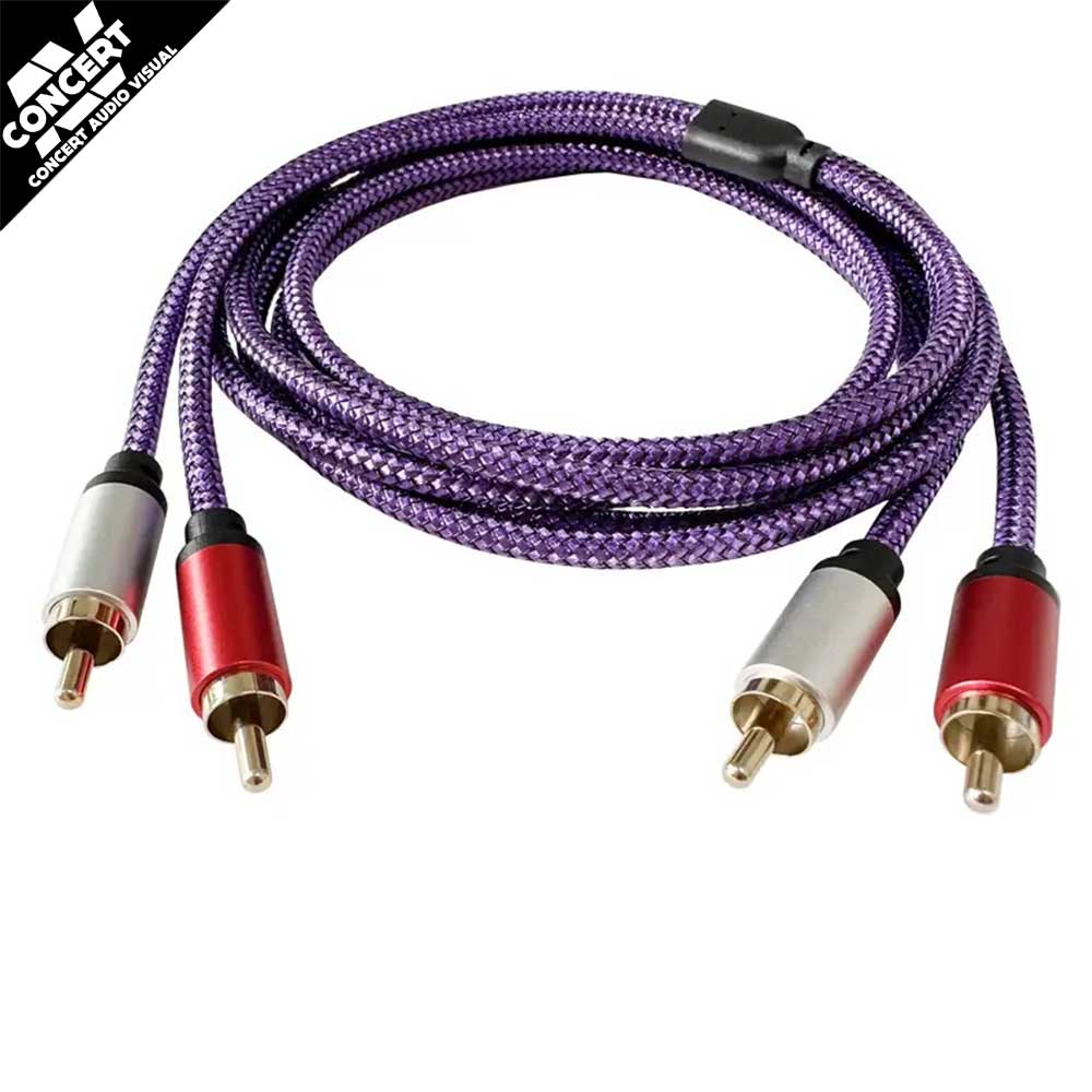 CONCERT SERIES Premium HiFi Audio Cable - Dual RCA Male to Male 3M