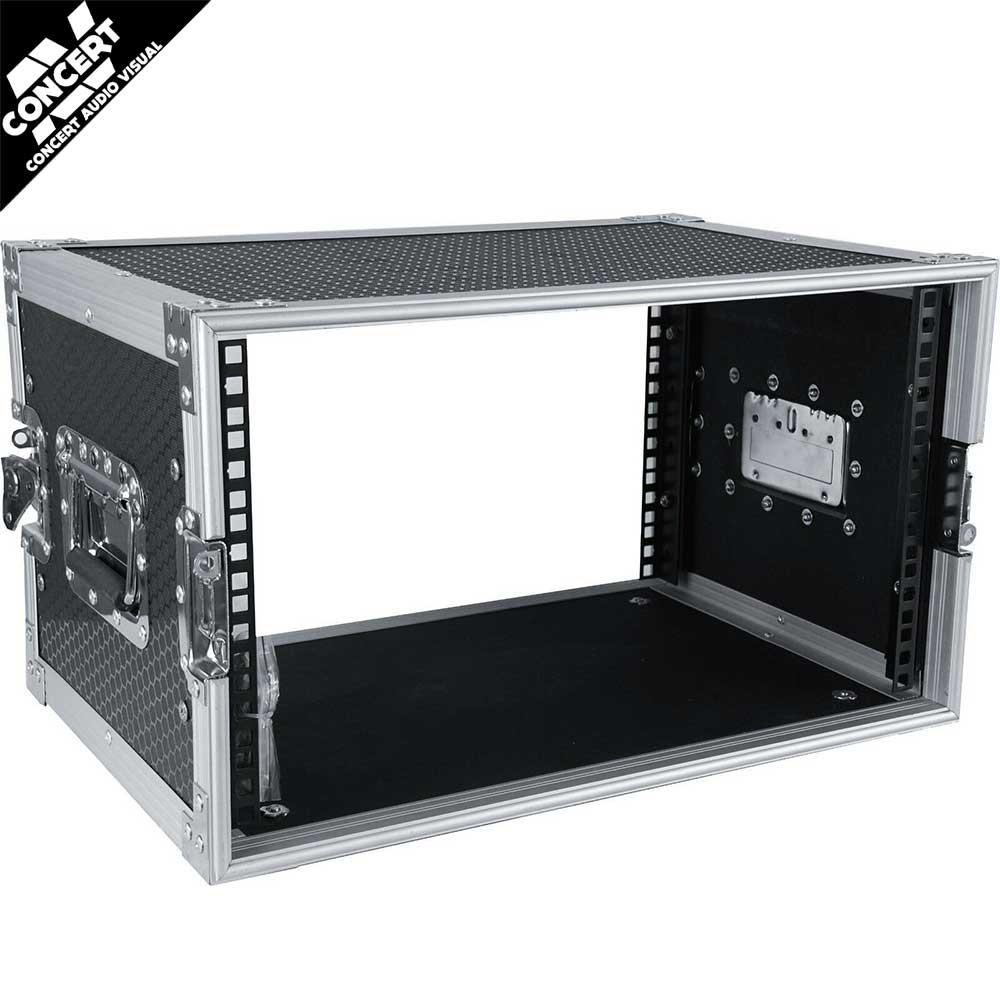 Case To Go 6RU Spaces 19" rack mount amplifier case