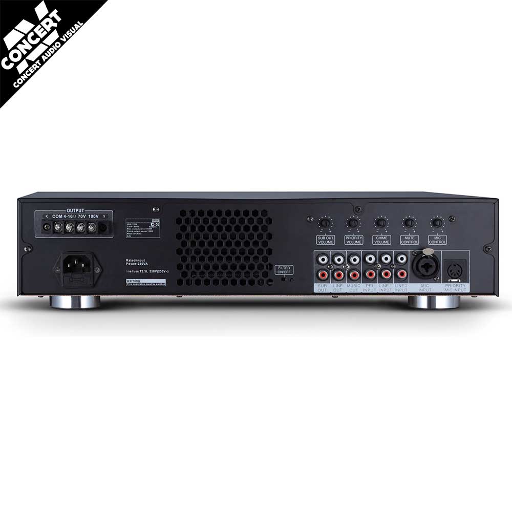 HOMONY HBA-1240A Single Zone management Amplifier