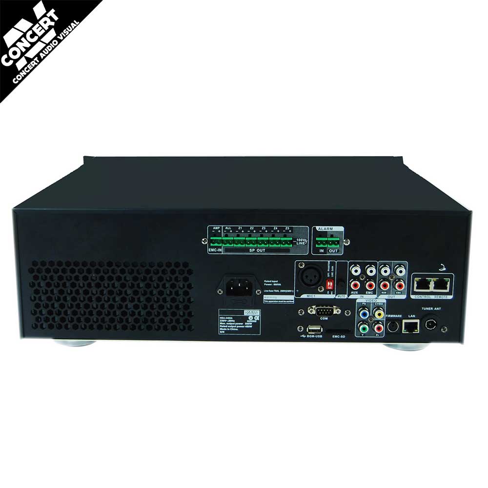 HOMONY HBA-3480A - 5 Zone Amplifier 480W