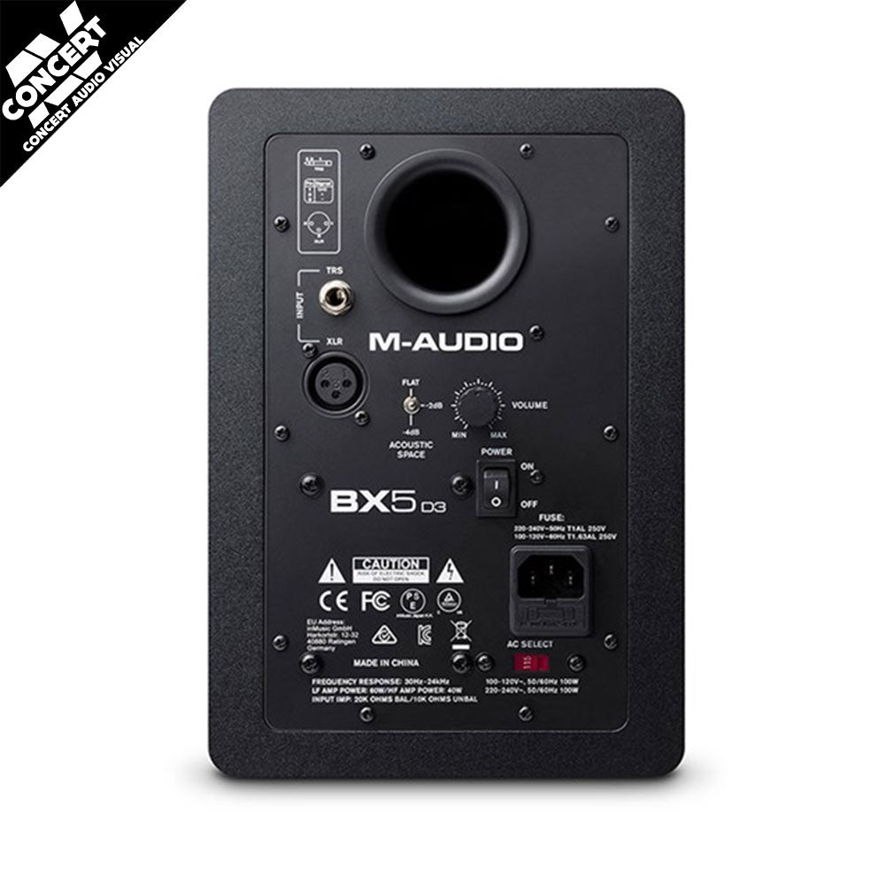 M AUDIO BX5 D3 5" Powered Studio Monitors - Pair