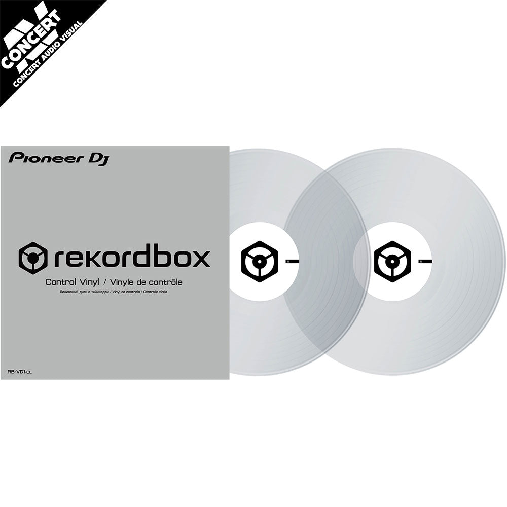 PIONEER Control Vinyl (pair) for rekordbox dvs - Clear
