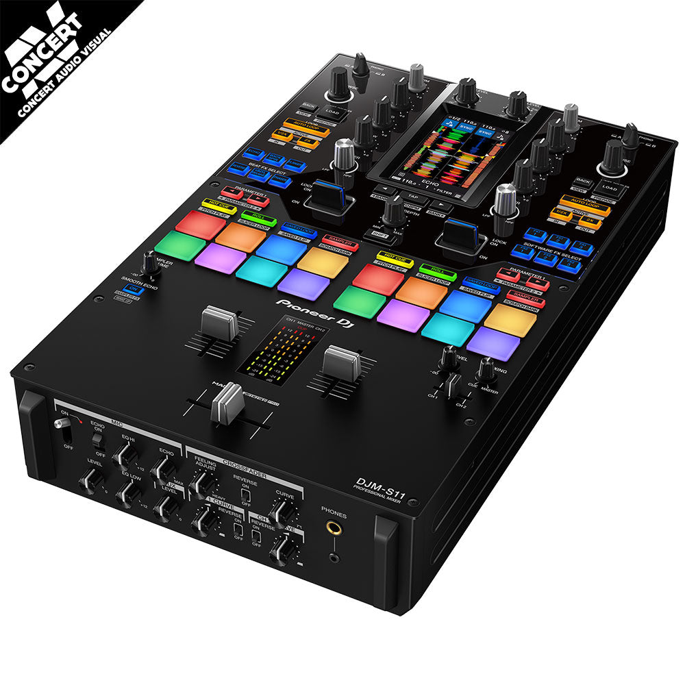 PIONEER DJM-S11 - 2 Channel DJ Scratch-Style Mixer