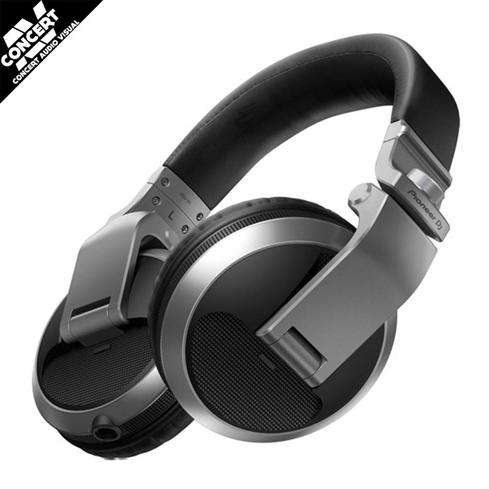 PIONEER HDJX5 Over-Ear DJ Headphones - Silver