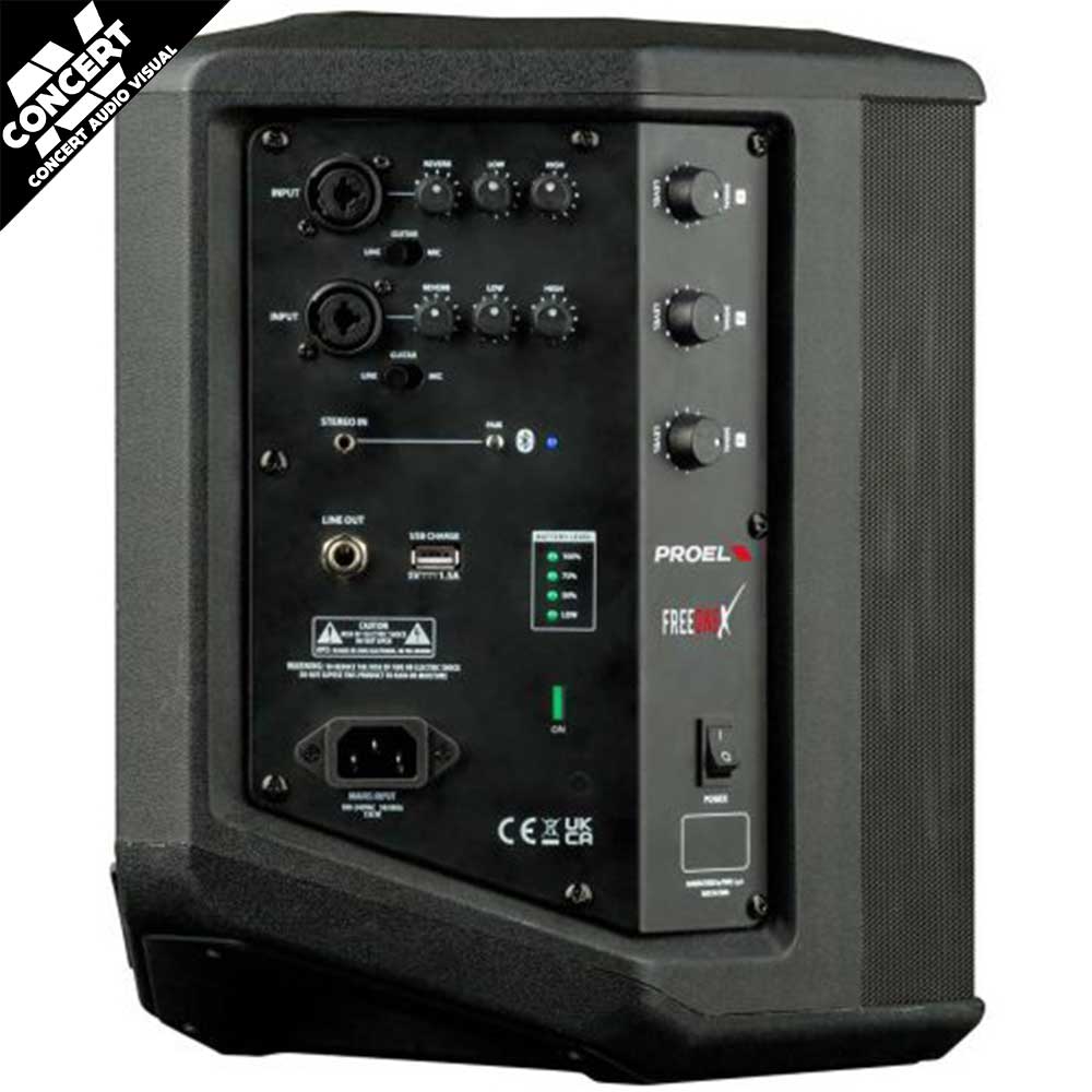 PROEL FREEONEX Battery Powered PA Speaker with Bluetooth