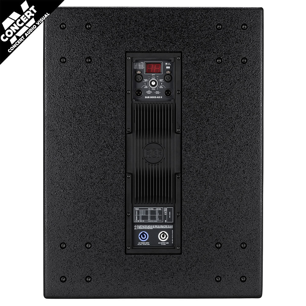 RCF SUB 8003 ASII - 18" Bass reflex Active Sub 2200W
