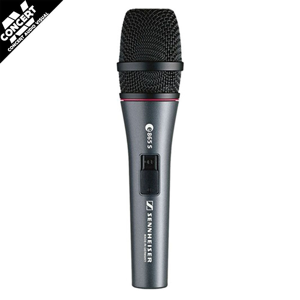 SENNHEISER e-865S Electret Condenser Live Vocal Microphone w Switch