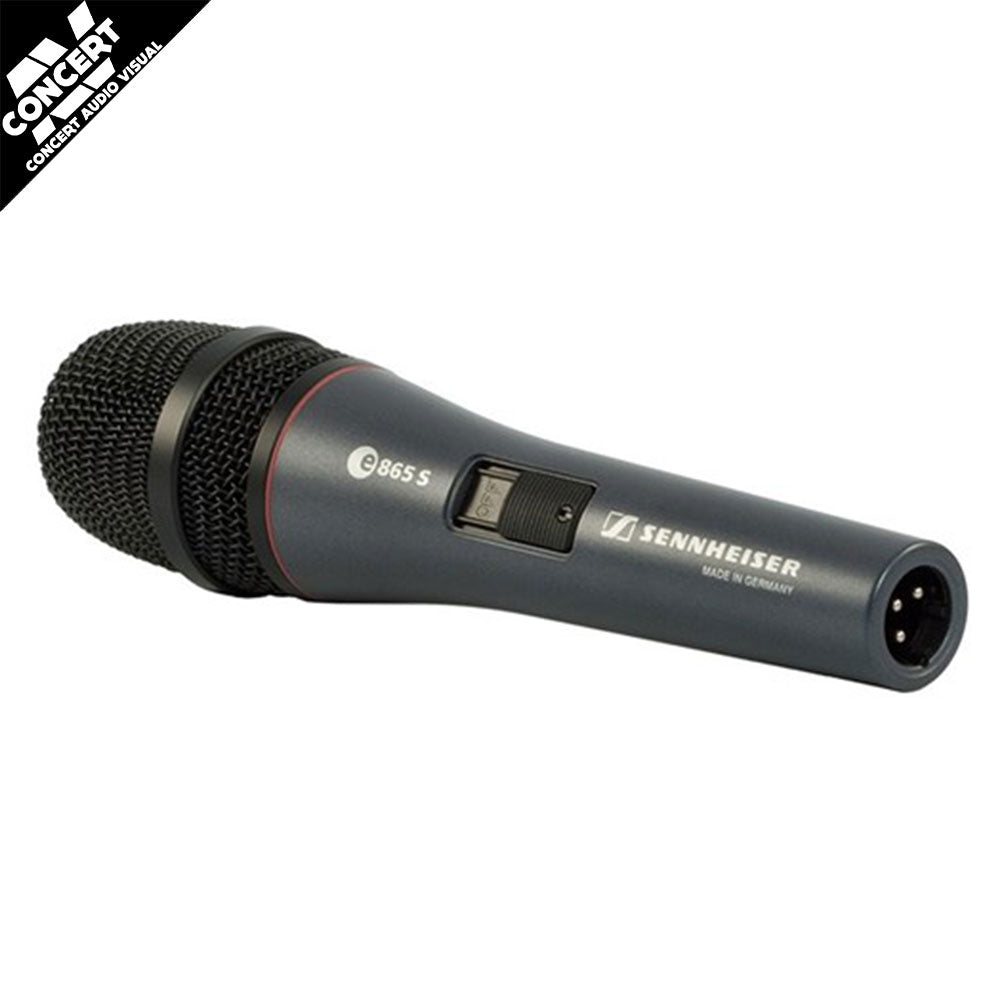 SENNHEISER e-865S Electret Condenser Live Vocal Microphone w Switch