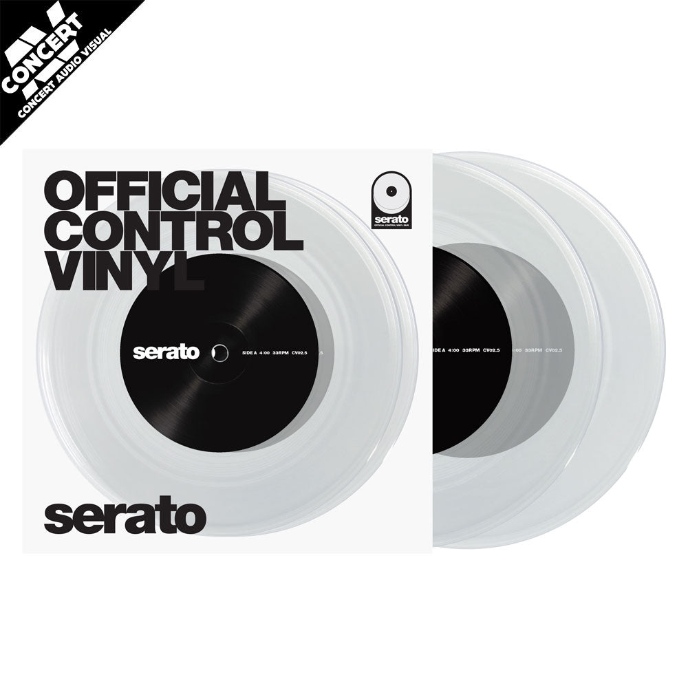SERATO 7" Control Vinyl PAIR - CLEAR