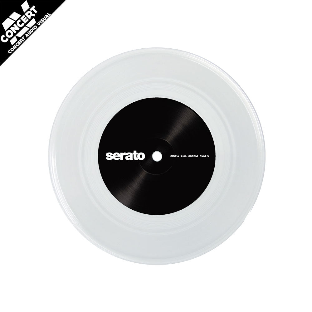 SERATO 7" Control Vinyl PAIR - CLEAR