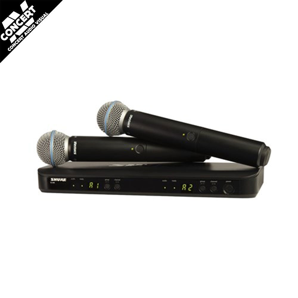SHURE BLX288B58-M17 BLX Dual BETA58 Handheld Wireless Microphone