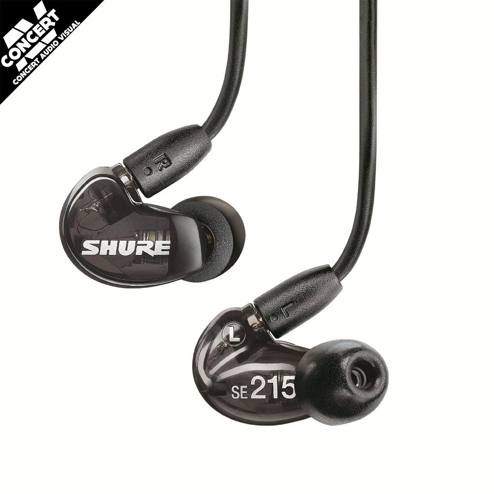 SHURE SE215 Stereo In ear Black Earphones