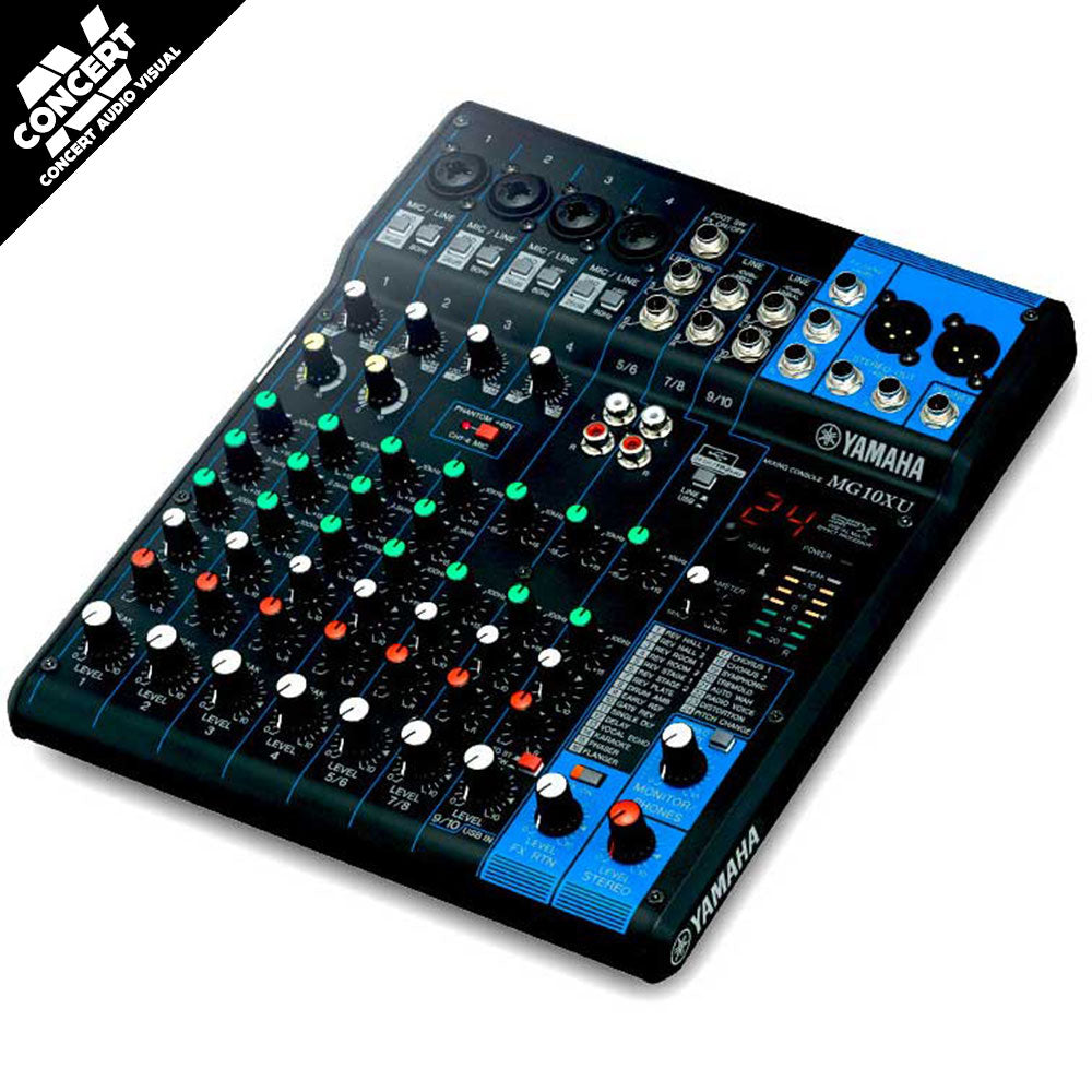 YAMAHA MG10XU 10ch Mixer w/ FX & USB