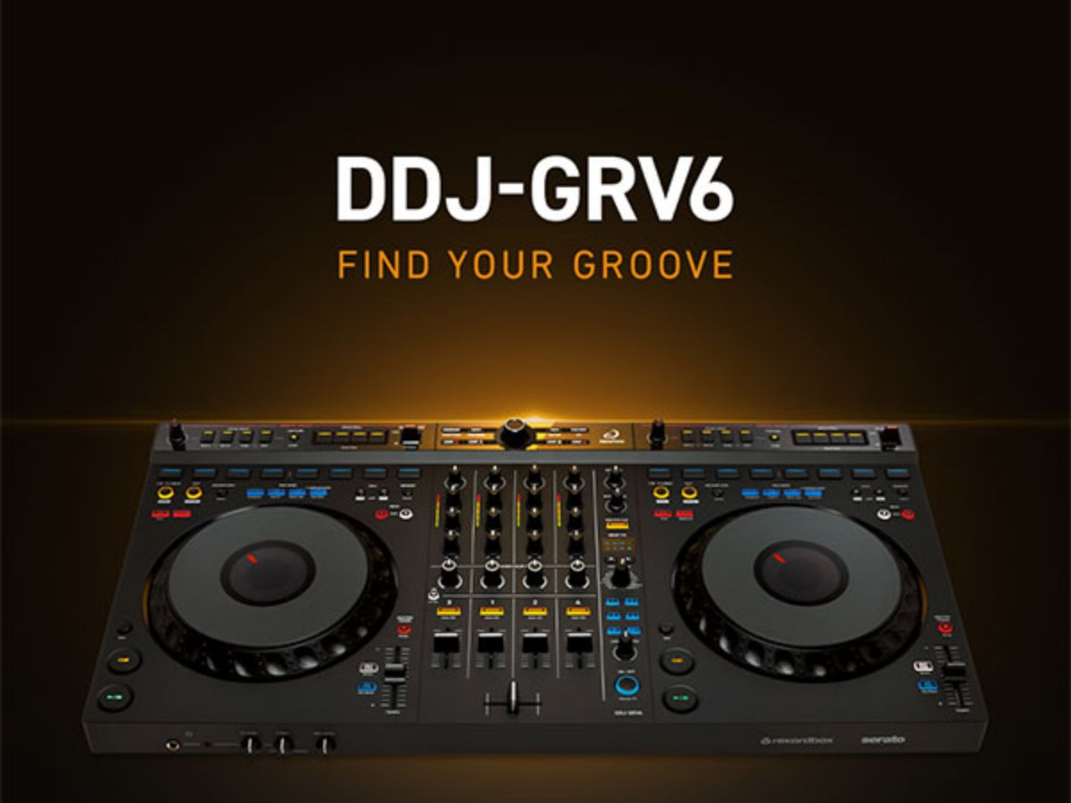 All-New AlphaTheta DDJ-GRV6 4-Channel DJ Controller