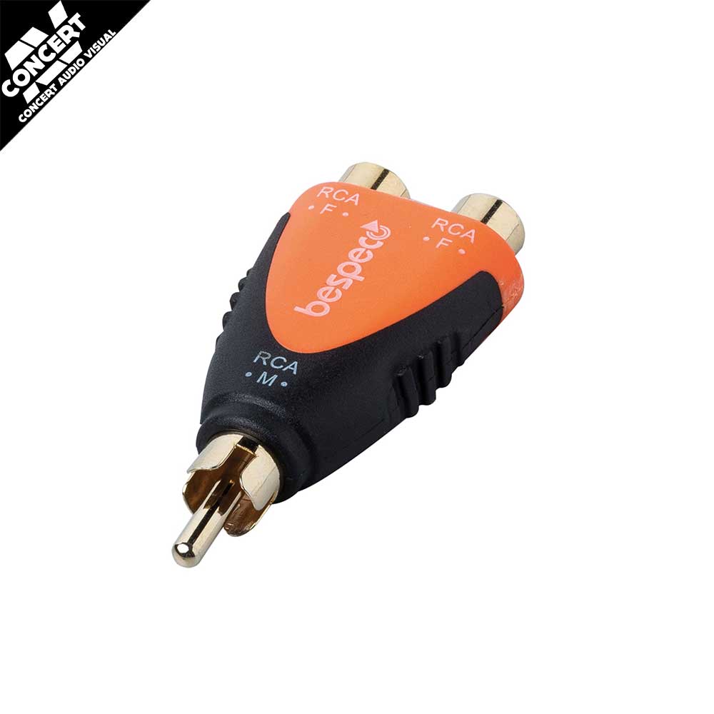 BESPECO SLAD355 - RCA plug -> 2 x RCA socket