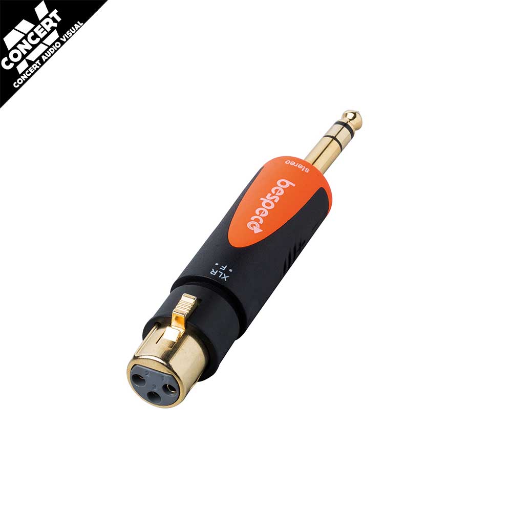 BESPECO SLAD505 - Ø 6.3 mm stereo jack plug -> XLR female