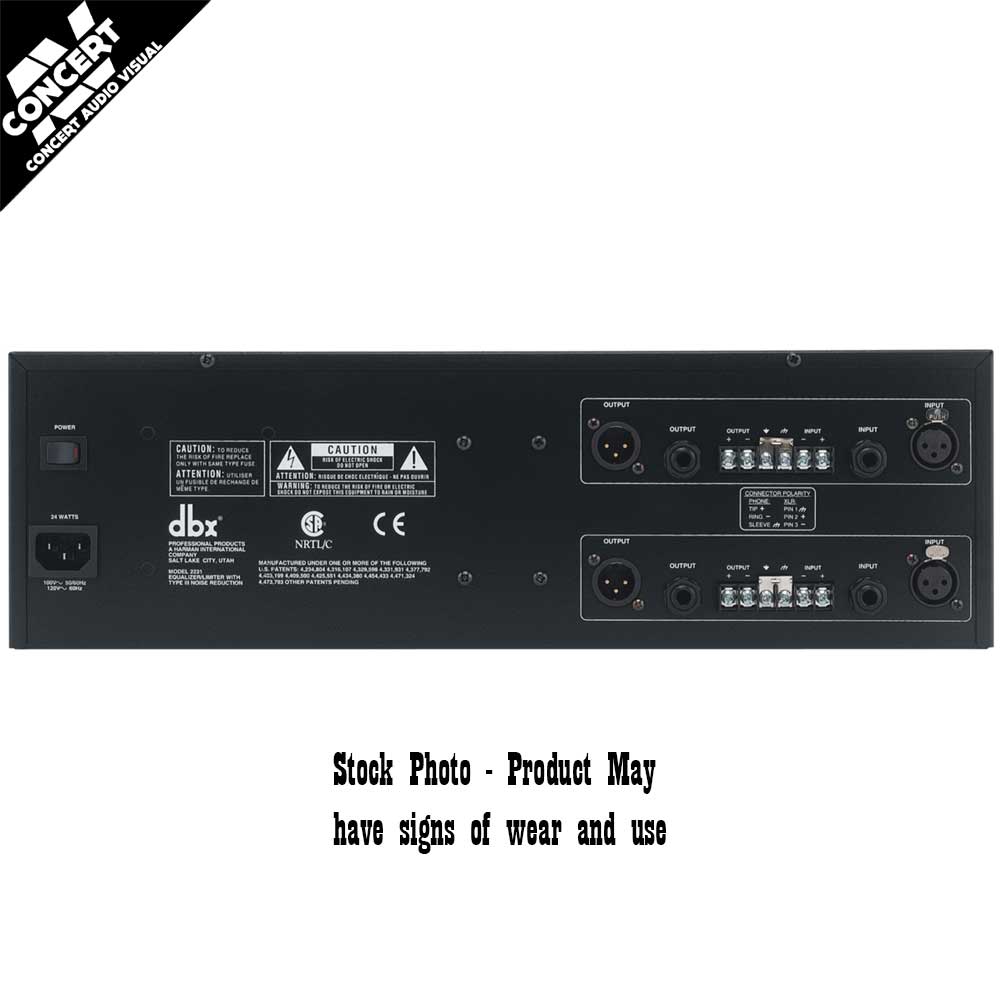 DBX 2231 Graphic EQ - EX HIRE