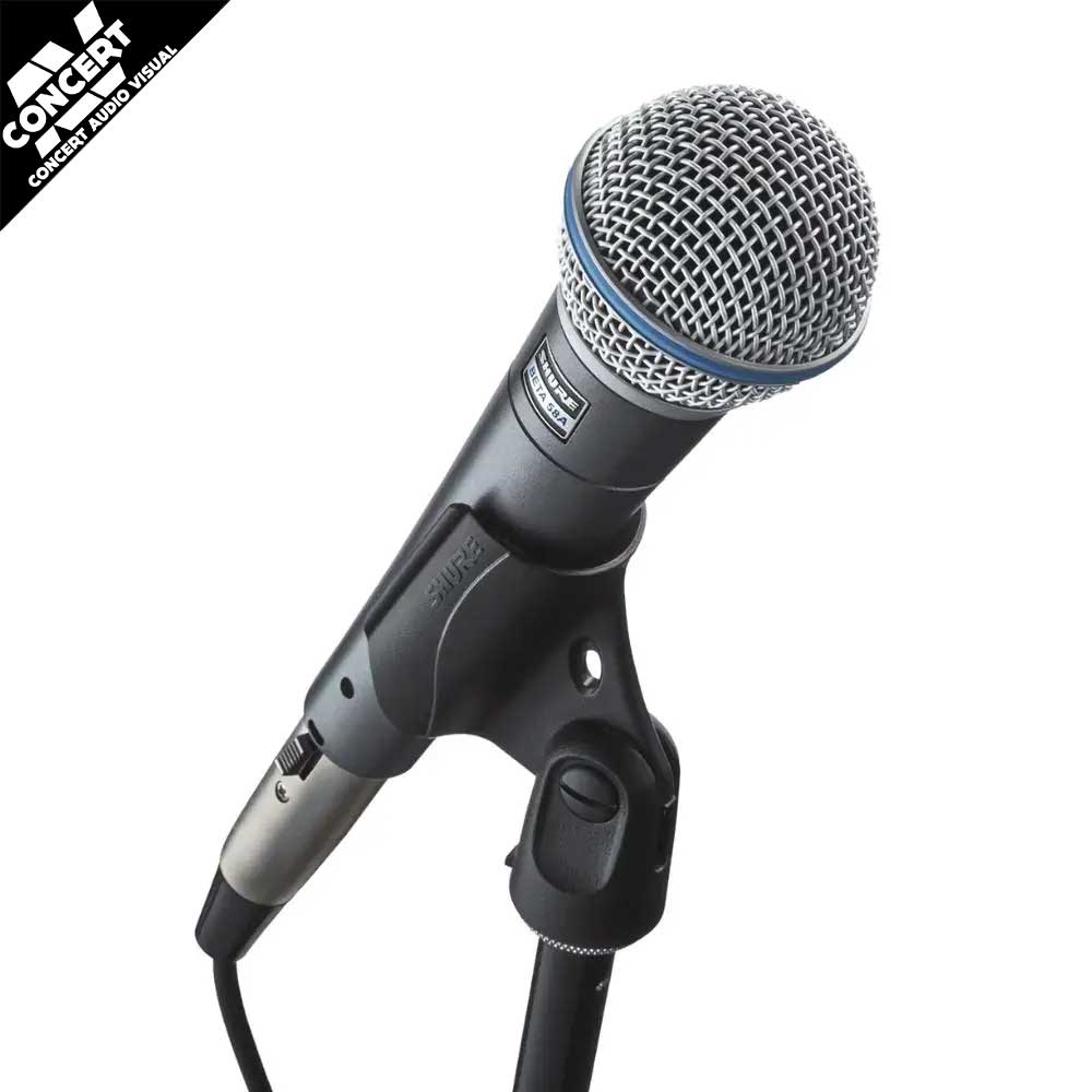 SHURE BETA58A Microphone Dynamic Lo Z Vocal SuperCardioid