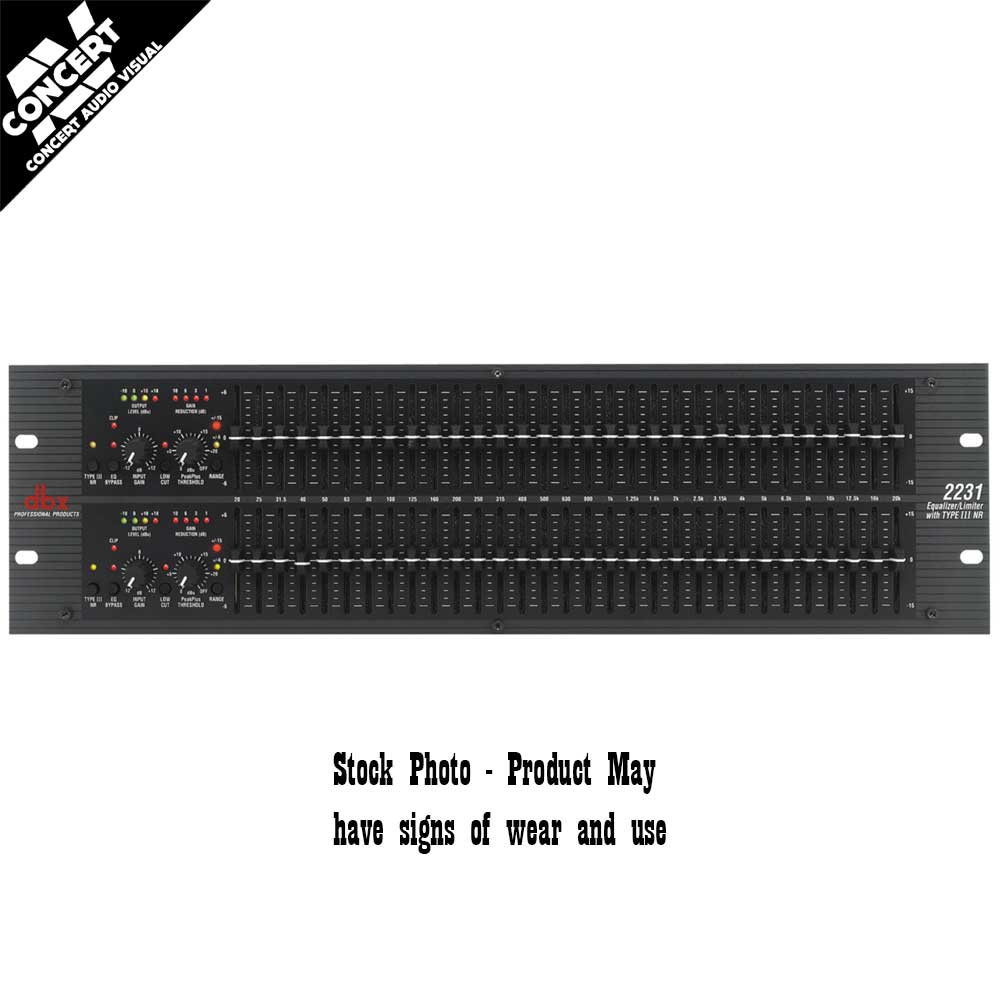 DBX 2231 Graphic EQ - EX HIRE