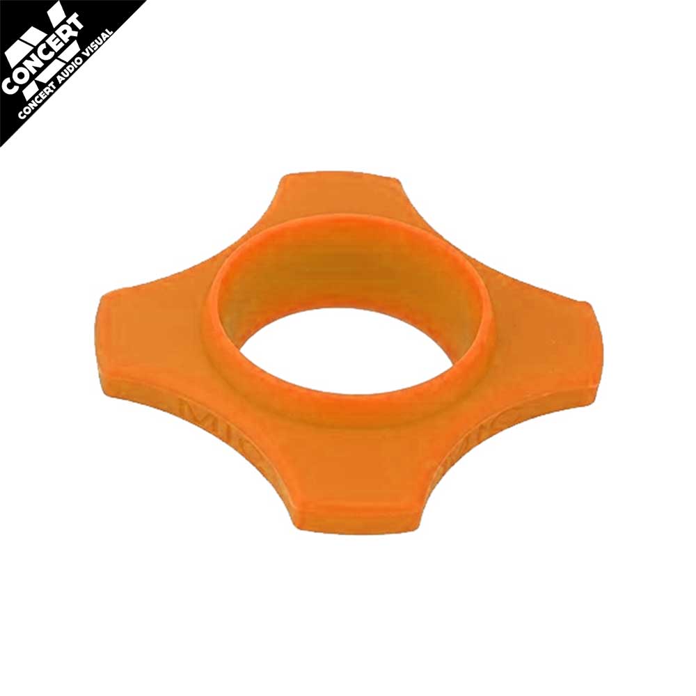 Microphone Anti Roll Ring - Silicone - ORANGE