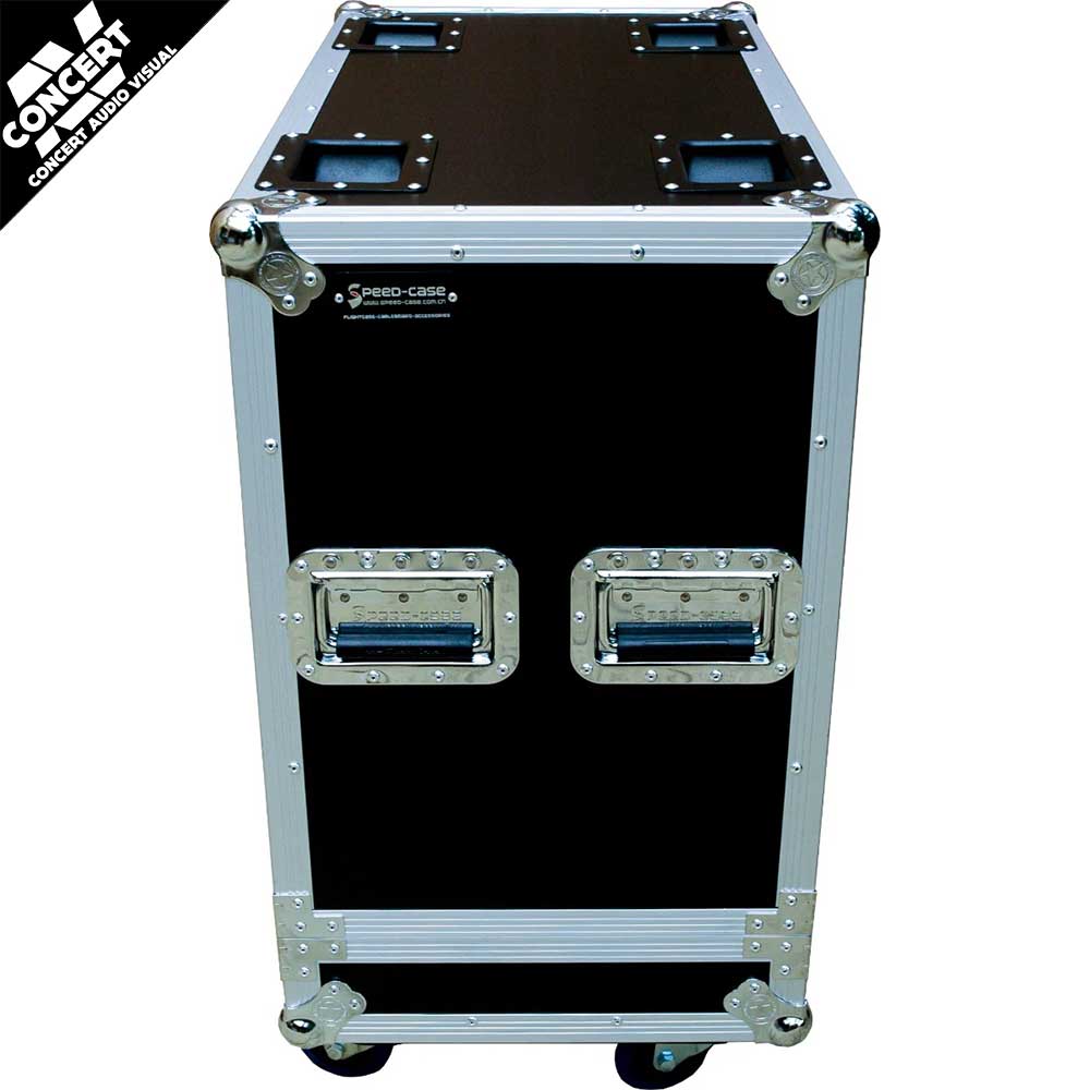 CaseToGo 10-12 Inch Dual Speaker Case on Wheels