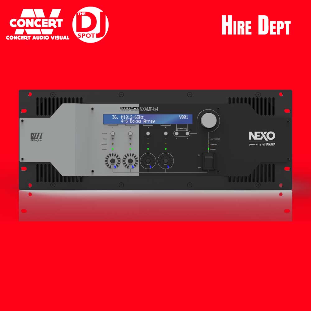 HIRE - NEXO 4X4 Amp