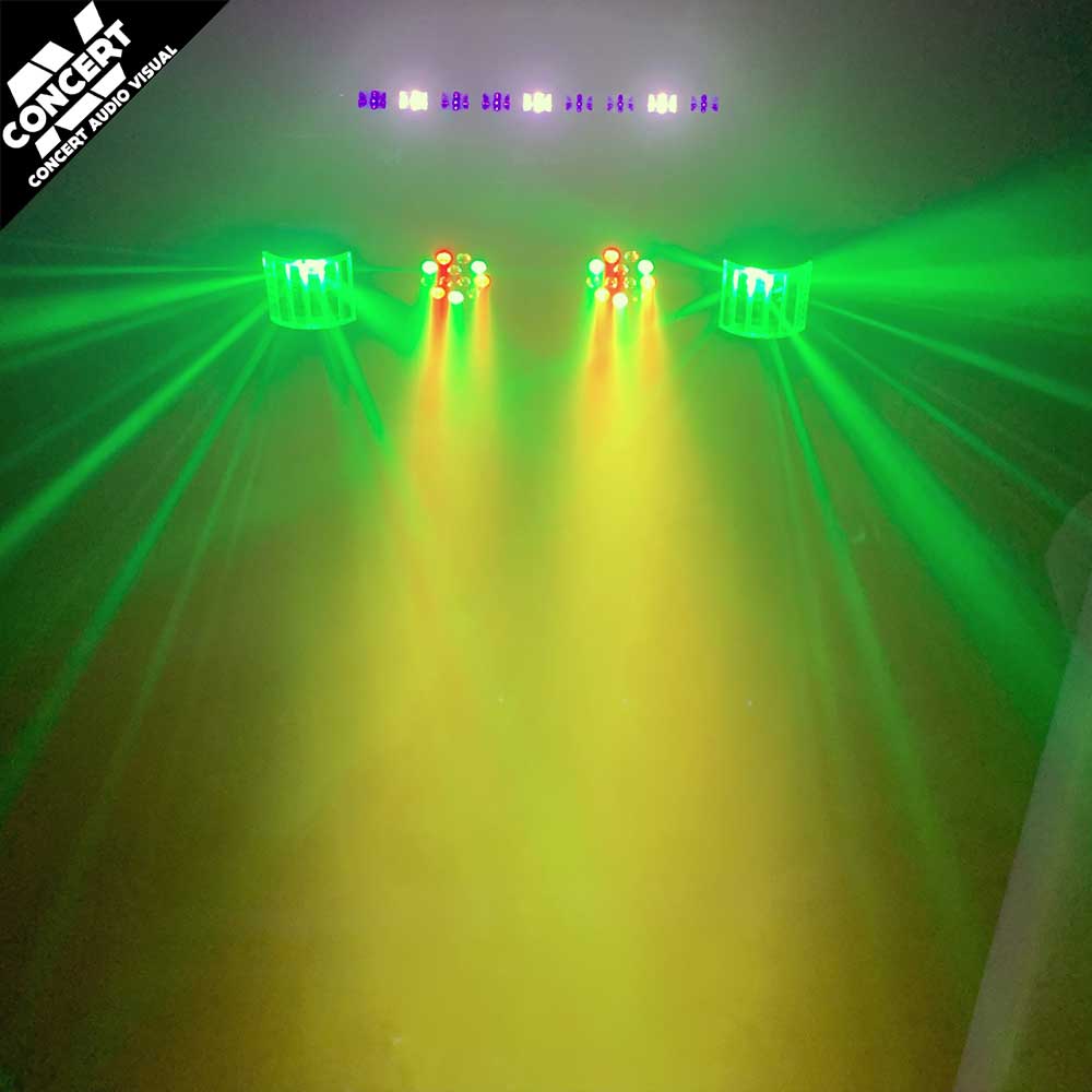 CR Lite USB Partybar -  stage bar with 5 LED light effect incl. Tripod carry bags and remote