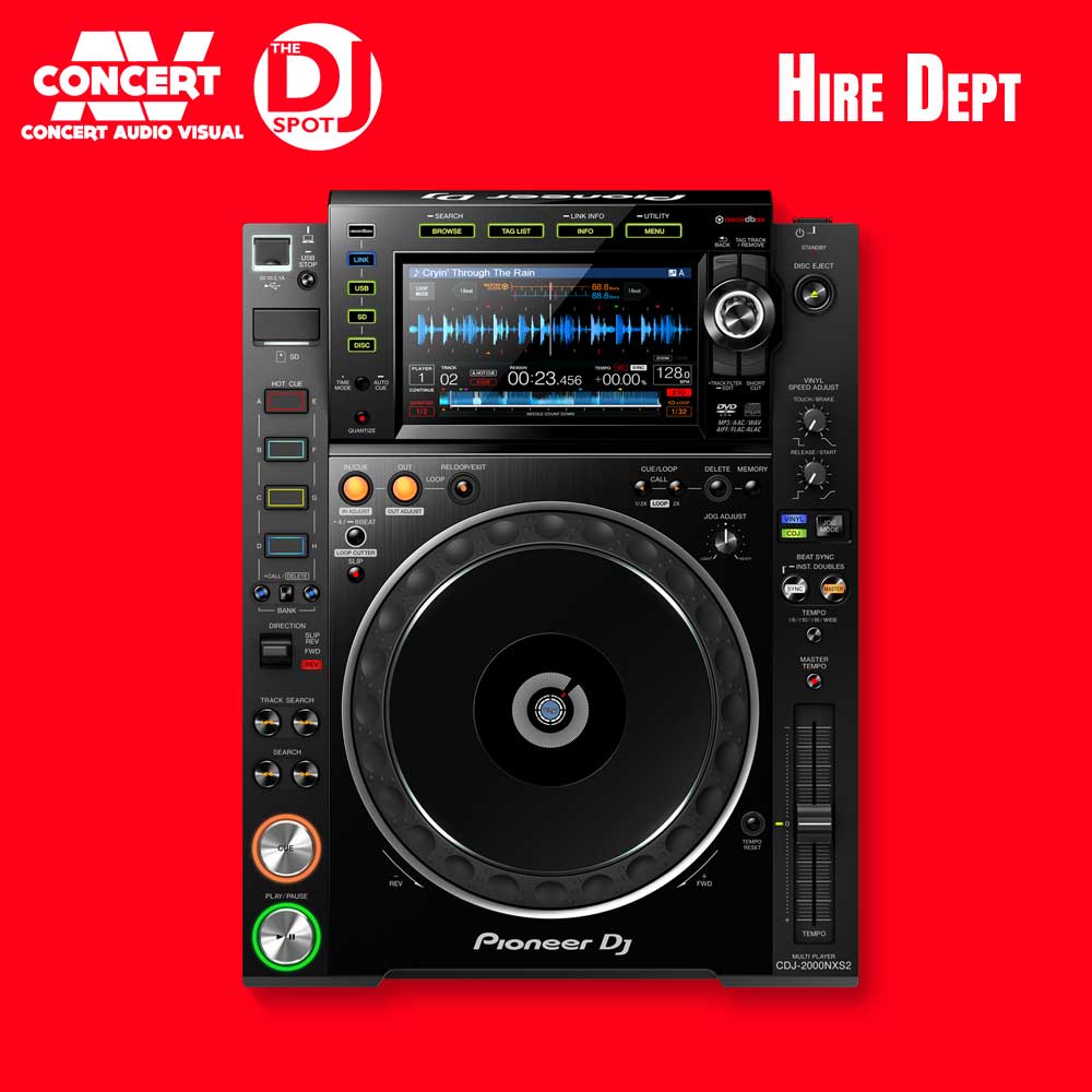 HIRE - PIONEER CDJ-2000NXS2