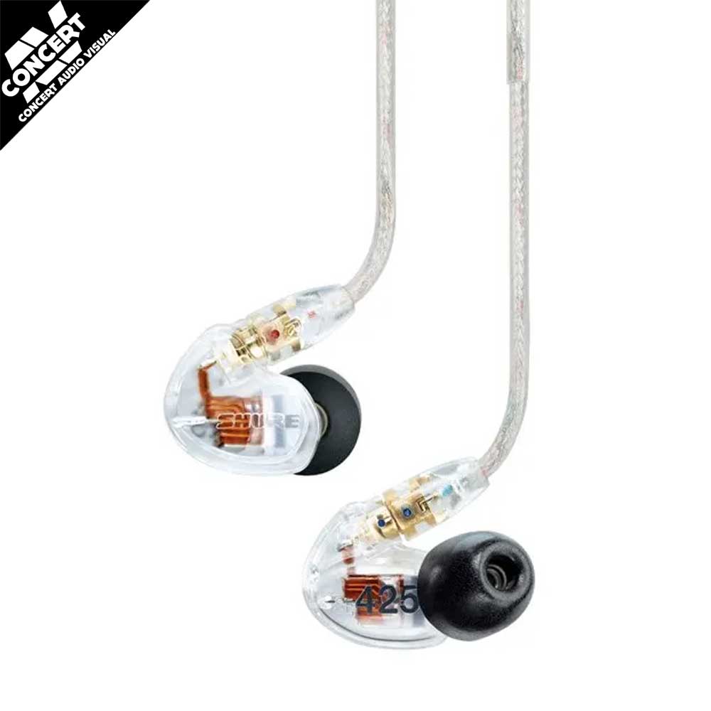SHURE SE425 Clear - Sound Isolating Stereo In-Ear Earphones