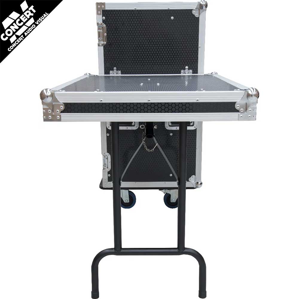 CaseToGo 4 Draw Utility Road Case with a DJ-Utility Table