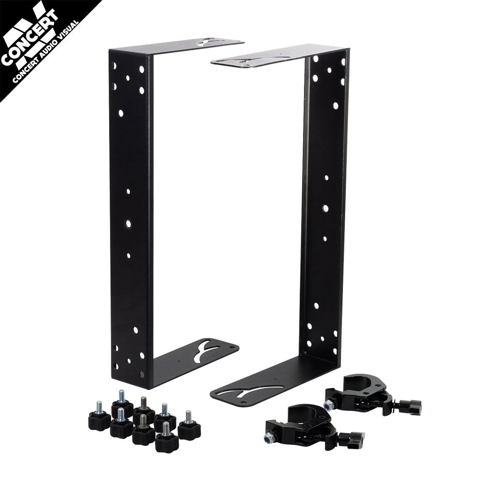 D&B Y7 Horizontal Fabricated Bracket - Black Powder Coated