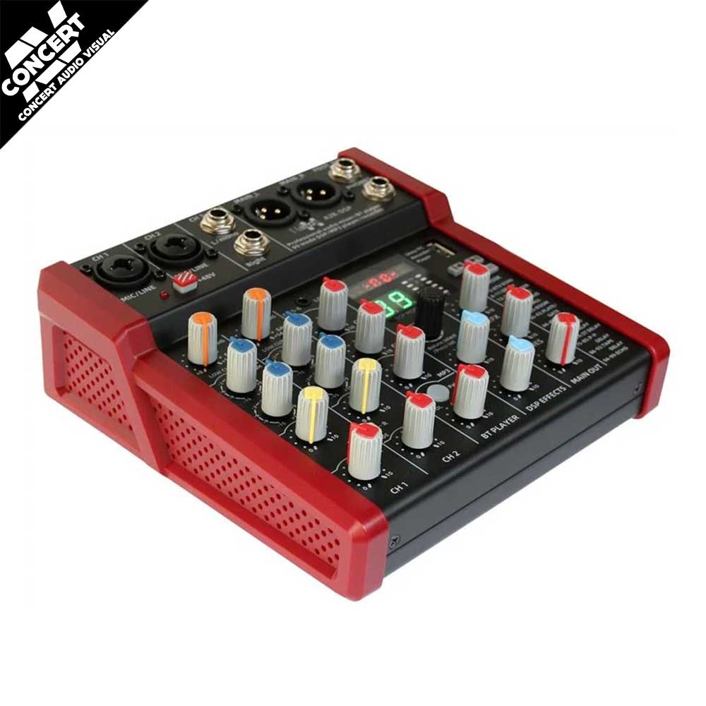 E-LEKTRON A28-DSP Bluetooth Mixer 6 Channel