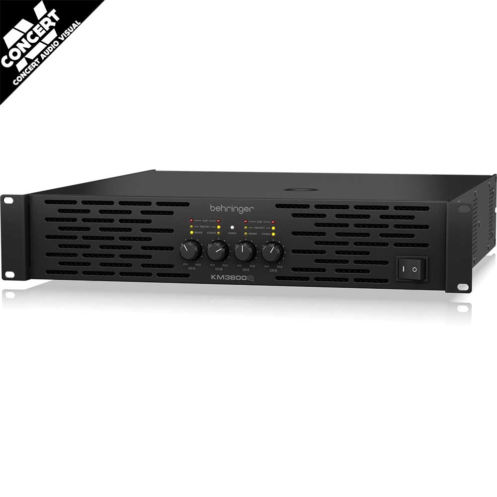 BEHRINGER KM3600Q Professional 4 Channel Amp