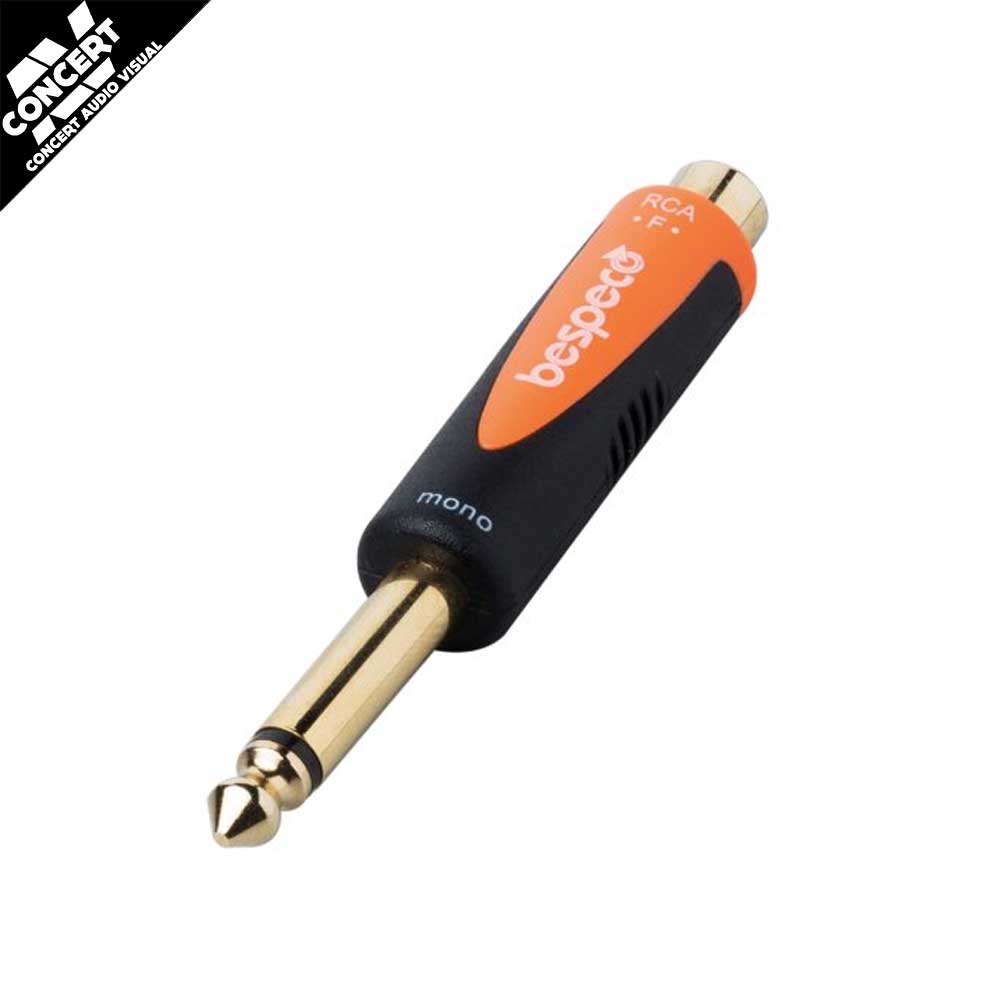 BESPECO SLAD305 6.3 mm mono jack plug -> RCA socket
