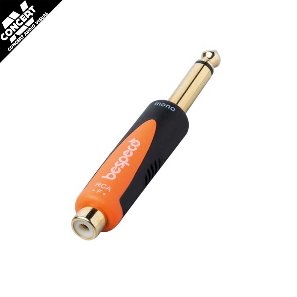 BESPECO SLAD305 6.3 mm mono jack plug -> RCA socket