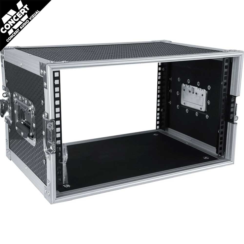 CaseToGo 19" 6RU Shallow Effects Rack Flight Case