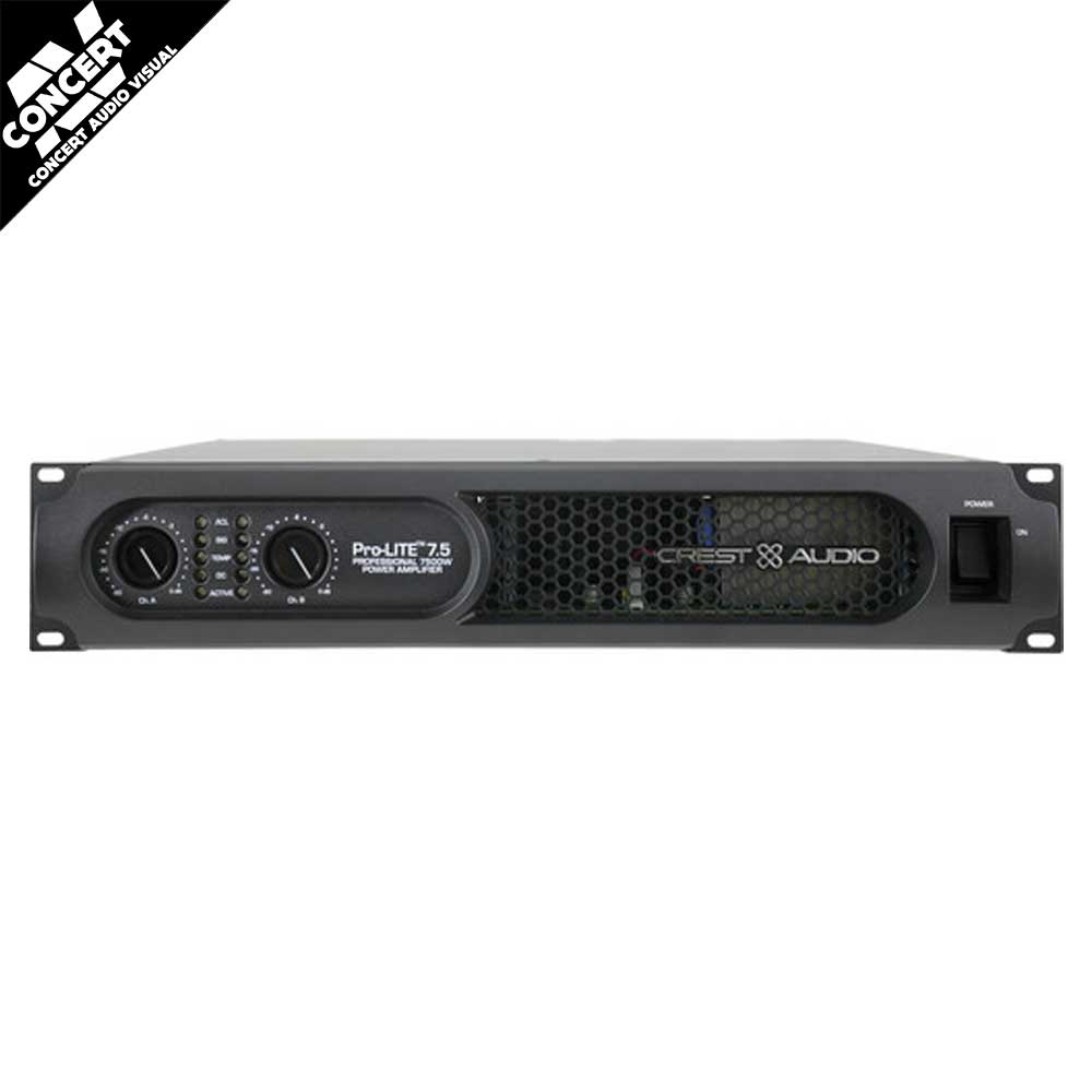 CREST Pro-LITE 7.5 Professional 2-Channel Power Amplifier
