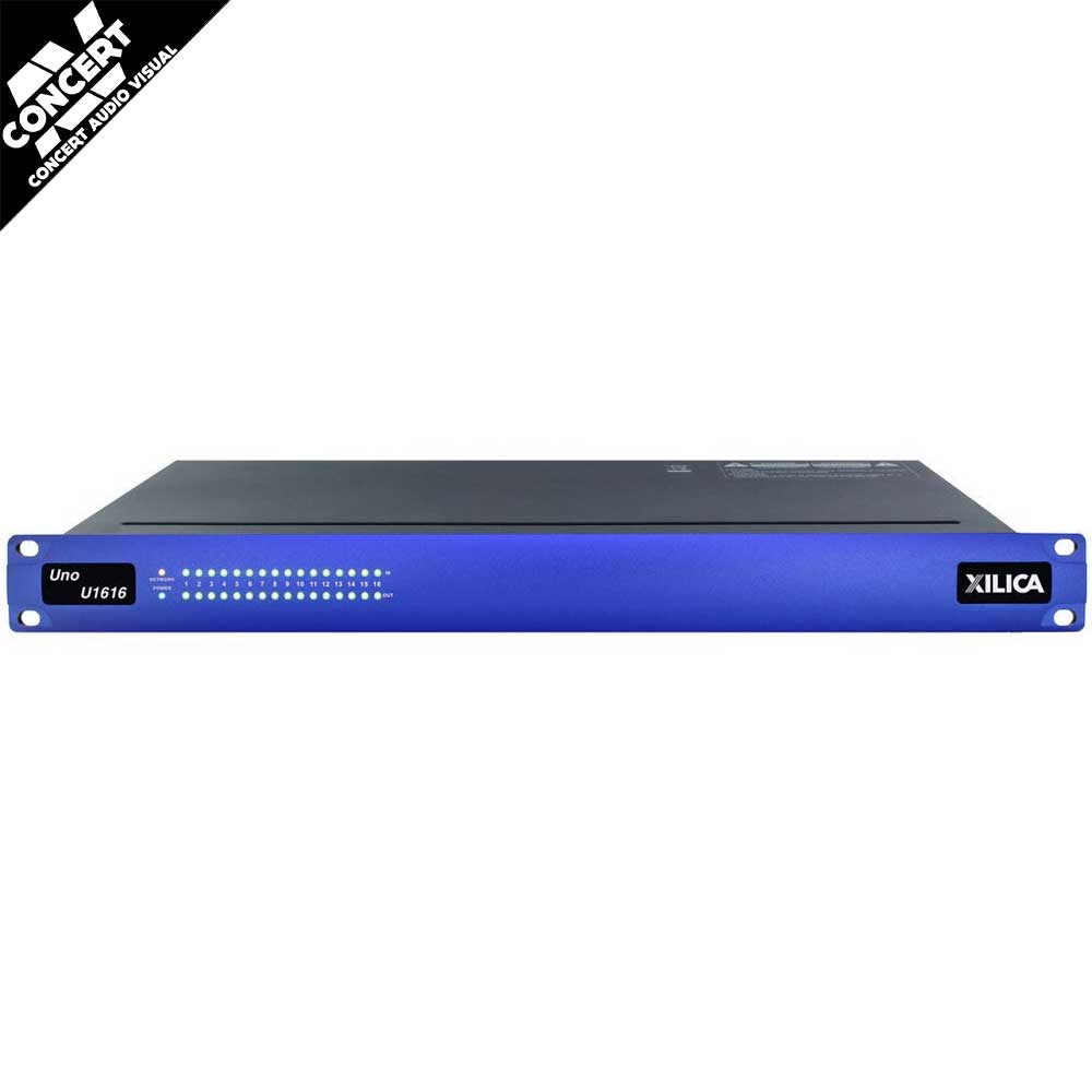 XILICA U1616 Programmable 48kHz Ethernet DSP System - Fixed Architecture DSP Modules - 16 IN x 16 OUT