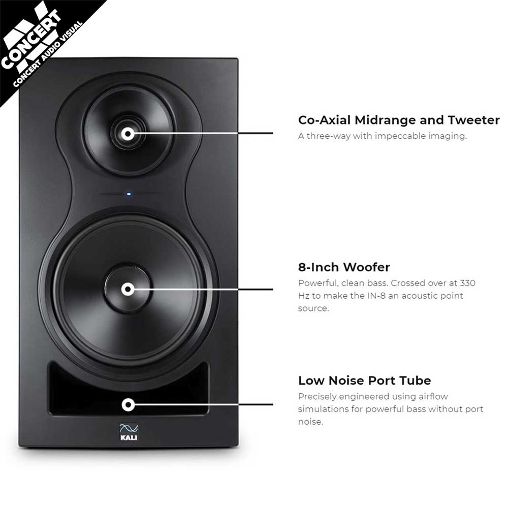 KALI AUDIO IN-8 140 Watt 8 Inch Active Studio Monitor