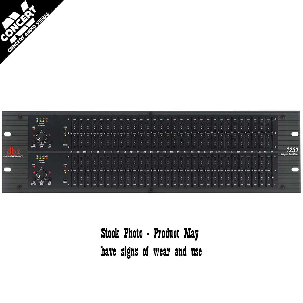 DBX 1231 Graphic EQ - EX HIRE