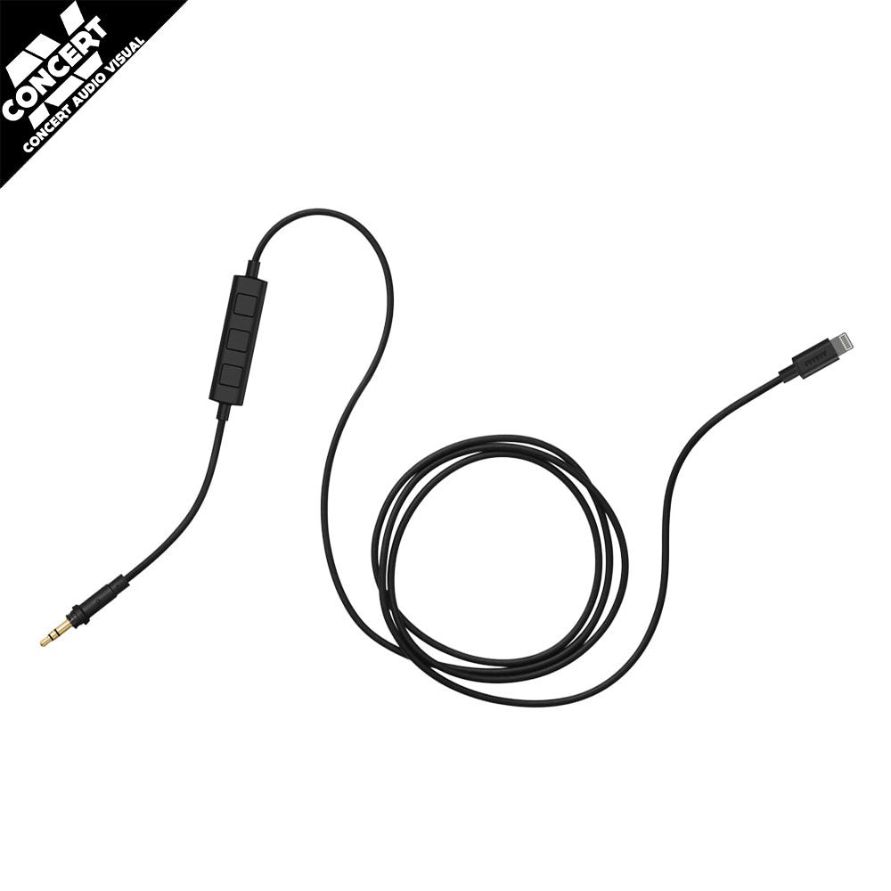 AIAIAI C14 Lightning Cable - Straight with 3 Button Mic Black 1.2m for TMA-2