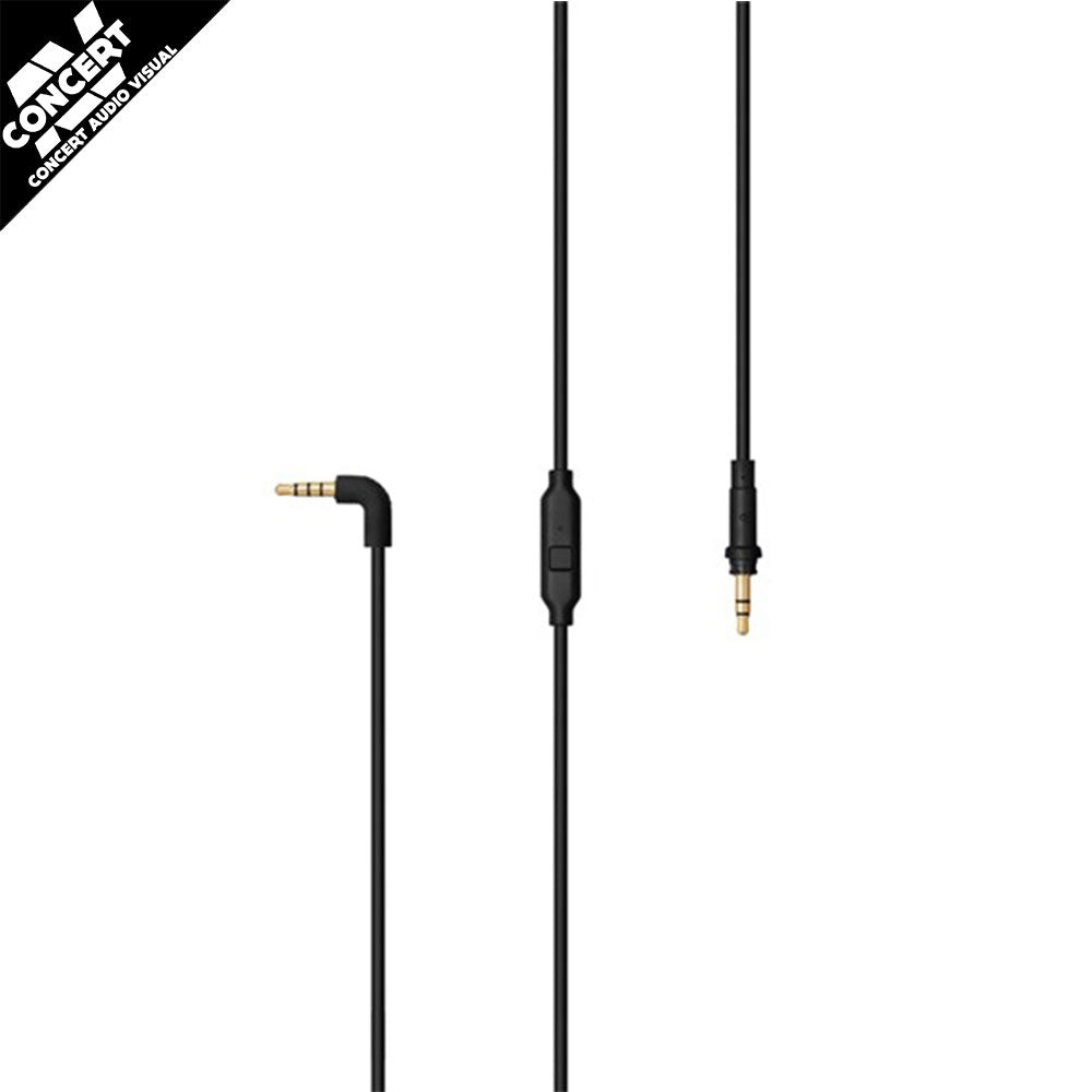 AIAIAI TMA-2 01 - Straight w/1 button mic - black - 3mm - 1.2m