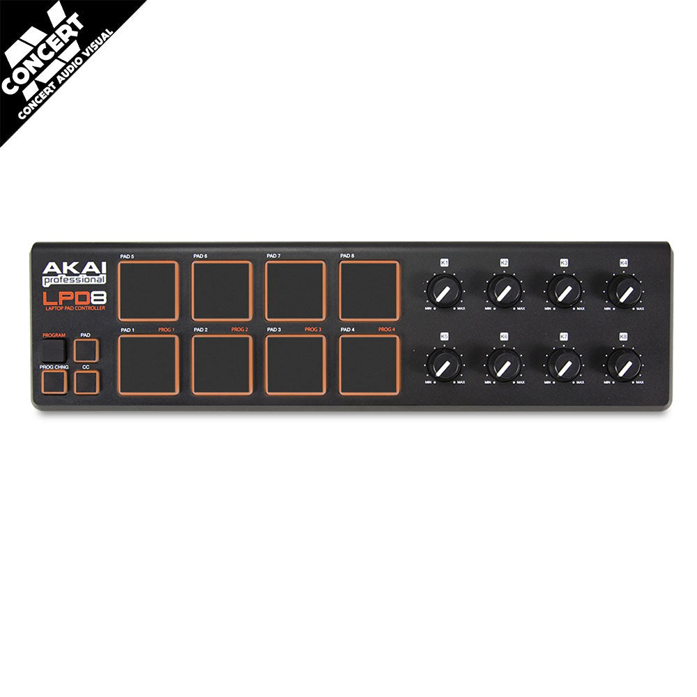 AKAI LPD8 - 8 Pad Portable Controller