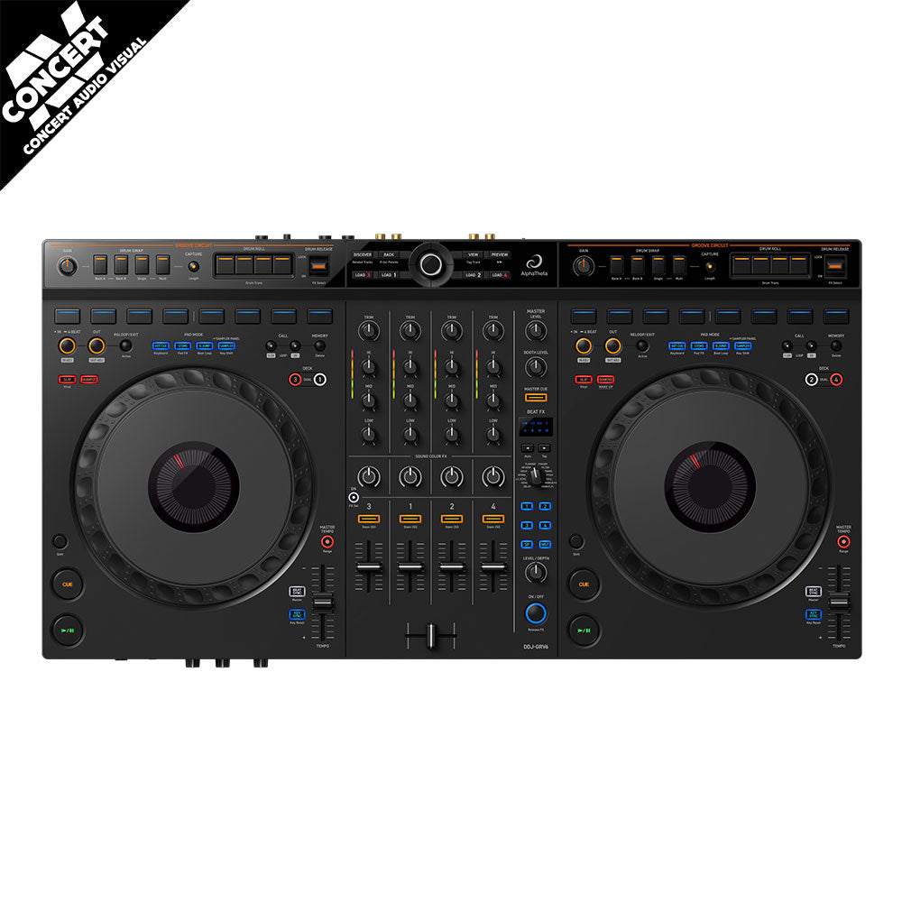 AlphaTheta DDJ-GRV6 4-Channel DJ Controller