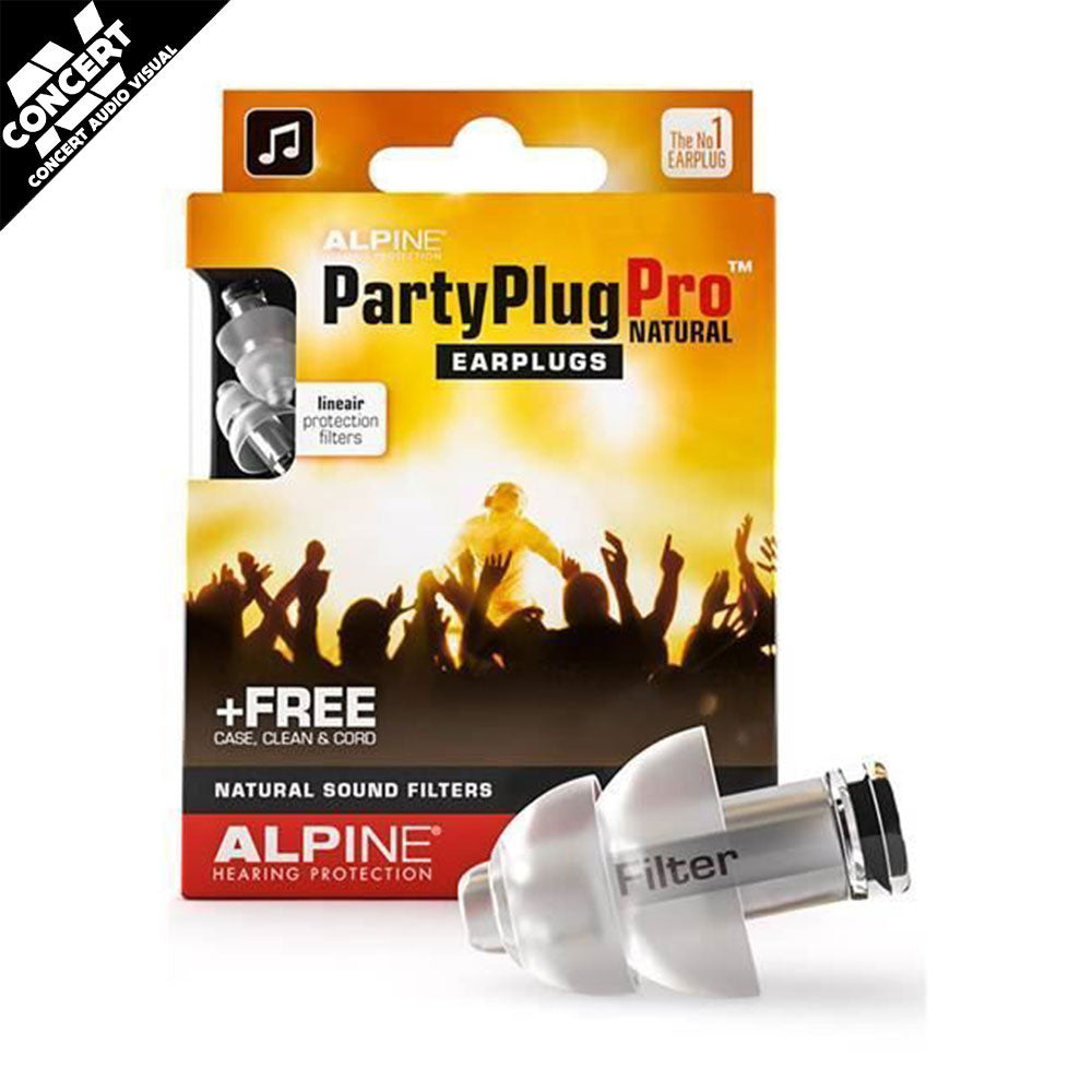 ALPINE Partyplug Pro Natural Music Earplugs