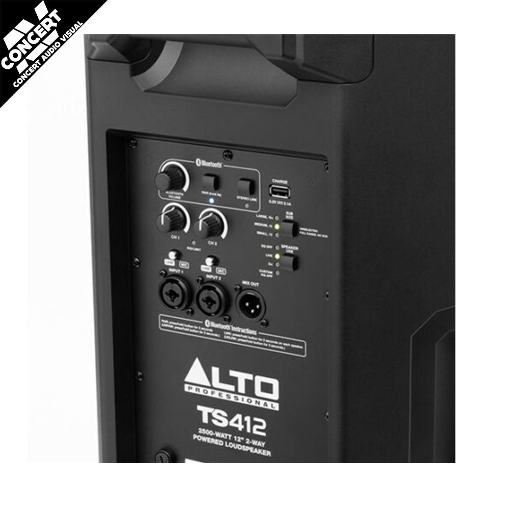 ALTO TS412 12″ Powered Speaker 2500W with Bluetooth