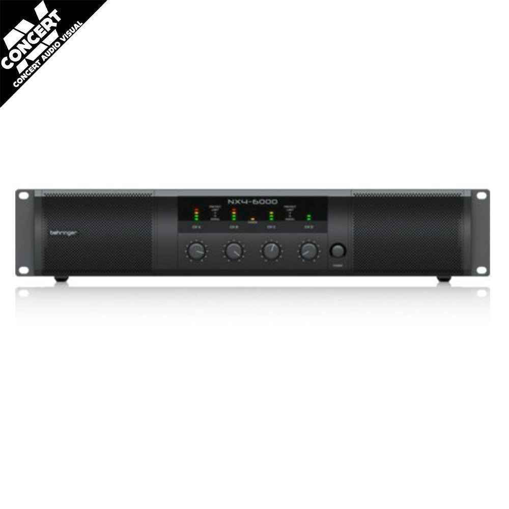 Behringer NX4-6000 4-Channel Ultra-Lightweight 6000W Class-D Power Amplifier