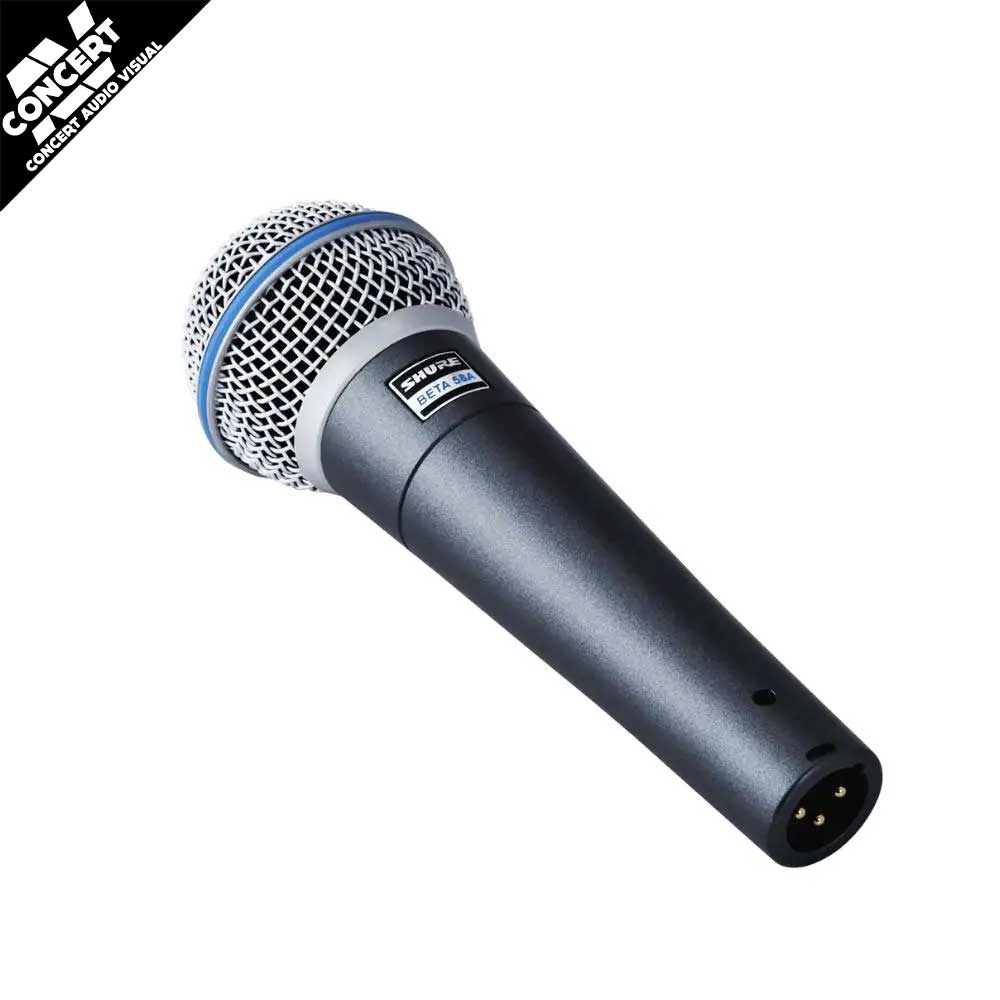 SHURE BETA58A Microphone Dynamic Lo Z Vocal SuperCardioid