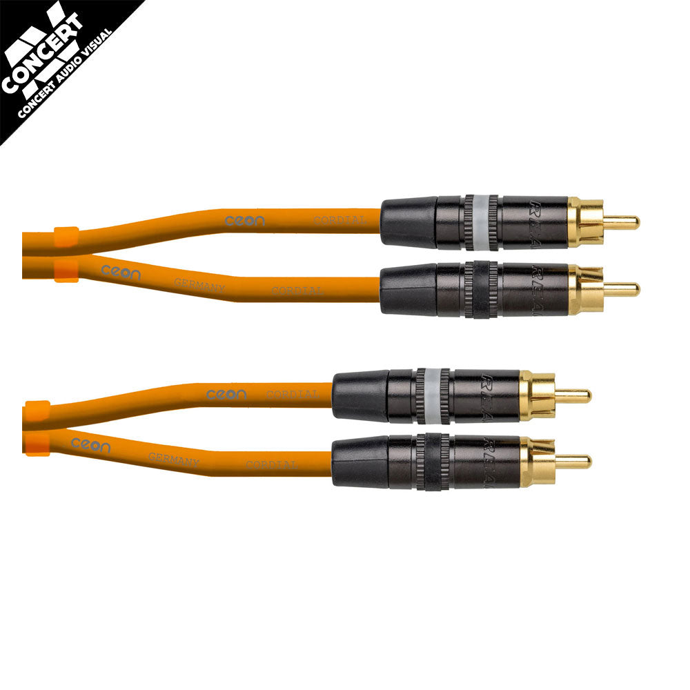 CORDIAL Ceon REAN 2x RCA Gold to 2x RCA Gold (1.5m)